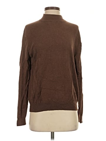 Paul Fredrick Silk Pullover Sweater (view 1)