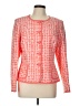 JM Studio 100% Polyester Print Orange Jacket Size 10 - photo 1
