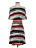 Veronica M. Print Teal Cocktail Dress Size XS - photo 2