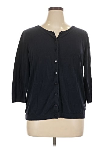 Talbots 3/4 Sleeve Button-Down Shirt (view 1)