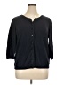 Talbots Black 3/4 Sleeve Button-Down Shirt Size 1X - photo 1