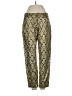 Old Navy Print Gold Casual Pants Size 4r - photo 1