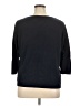 Talbots Black 3/4 Sleeve Button-Down Shirt Size 1X - photo 2