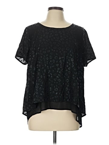 MICHAEL Michael Kors Short Sleeve Blouse (view 1)