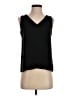 Theory 100% Silk Black Sleeveless Top Size S - photo 1