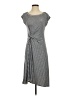 Max Studio Stripes Gray Casual Dress Size XS - photo 1