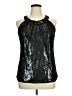 Apostrophe 100% Polyester Black Sleeveless Blouse Size XL - photo 1