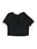 Shein Black Short Sleeve Turtleneck Size 11 - 12 - photo 1
