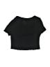 Shein Black Short Sleeve Turtleneck Size 11 - 12 - photo 2