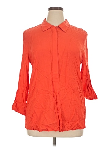 Leyla 3/4 Sleeve Button-Down Shirt (view 1)