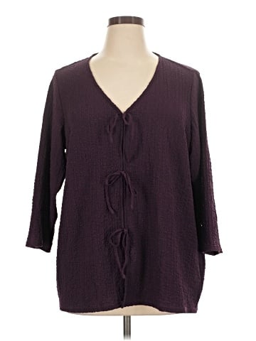 Rose + Olive 3/4 Sleeve Blouse (view 1)