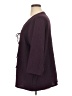 Rose + Olive Purple 3/4 Sleeve Blouse Size 1X - photo 5