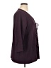 Rose + Olive Purple 3/4 Sleeve Blouse Size 1X - photo 4