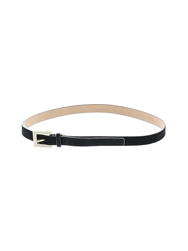 Pre-owned Talbots Leather Belt In Black