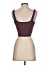 Express 100% Polyester Burgundy Tube Top Size S - photo 2