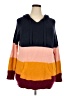 Torrid Color Block Orange Pullover Sweater Size 2X Plus (2) - photo 1