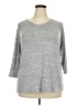 Market and Spruce Gray Pullover Sweater Size 2X - photo 1