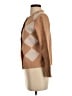 Unbranded Argyle Brown Cardigan Size S - photo 5