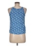 Sigrid Olsen 100% Linen Blue Sleeveless Top Size M - photo 2