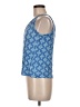 Sigrid Olsen 100% Linen Blue Sleeveless Top Size M - photo 5