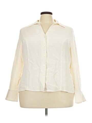 Jones New York Long Sleeve Silk Top (view 1)