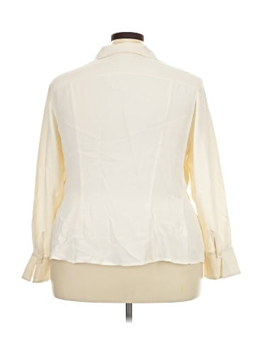 Jones New York Long Sleeve Silk Top (view 2)