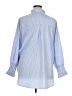 Unbranded 100% Polyester Stripes Blue Long Sleeve Blouse Size XL - photo 2