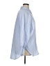 Unbranded 100% Polyester Stripes Blue Long Sleeve Blouse Size XL - photo 4
