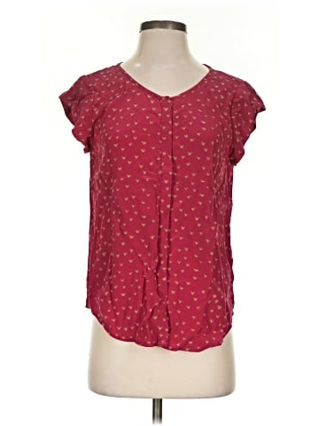 Joie Short Sleeve Silk Top (view 1)