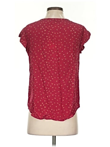 Joie Short Sleeve Silk Top (view 2)