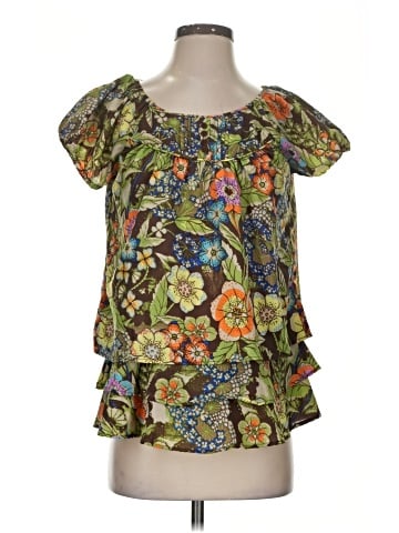 Art and Soul Short Sleeve Blouse (view 1)