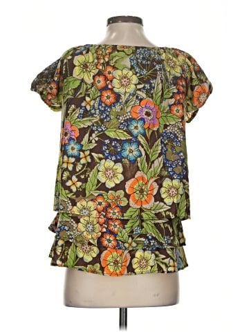 Art and Soul Short Sleeve Blouse (view 2)