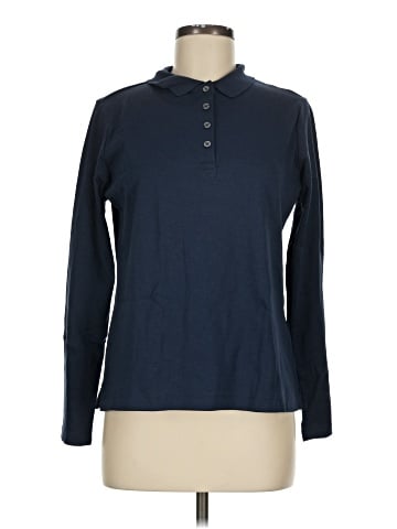Lands' End Long Sleeve Polo (view 1)