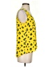 CAbi 100% Polyester Yellow Sleeveless Blouse Size S - photo 4
