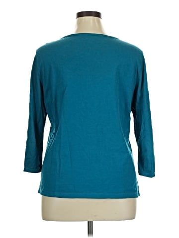 St. John's Bay 3/4 Sleeve Top (view 2)