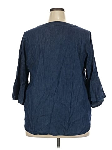 Philosophy Republic Clothing 3/4 Sleeve Blouse (view 2)