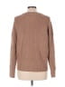 Nic + Zoe Solid Brown Pullover Sweater Size L - photo 2