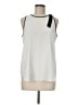 Ann Taylor 100% Polyester Ivory Sleeveless Blouse Size M - photo 1