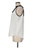 Ann Taylor 100% Polyester Ivory Sleeveless Blouse Size M - photo 5