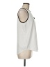 Ann Taylor 100% Polyester Ivory Sleeveless Blouse Size M - photo 4