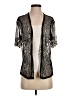 Topshop 100% Polyester Black Kimono Size 2 - photo 1