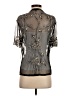 Topshop 100% Polyester Black Kimono Size 2 - photo 2