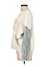 Debut Color Block Ivory Pullover Sweater Size L - photo 5
