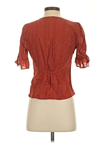 Madewell Daylight Tie-Sleeve Top in Swiss Dot (view 2)