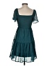 Rewind 100% Polyester Teal Casual Dress Size S - photo 2