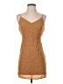Forever 21 Animal Print Tan Casual Dress Size S - photo 1