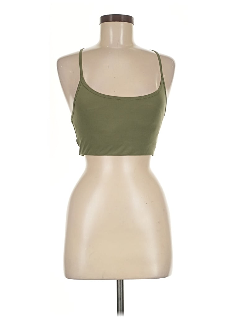 Pre-owned Sage Collective Tank Top Green Halter Neckline Tops