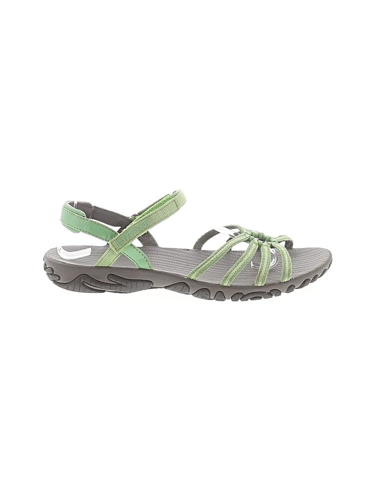 Pre-owned Teva Sandals In Green