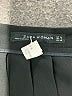 Zara 100% Polyester Solid Black Formal Skirt Size 2 - photo 4