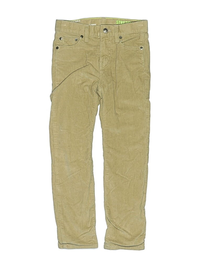 Pre-owned Crewcuts Kids' Casual Pants In Green